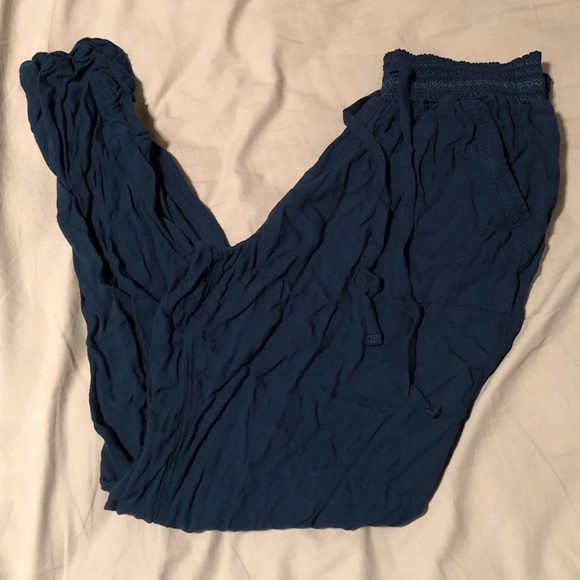 Navy Blue dress jogger pant - Picture 1 of 2